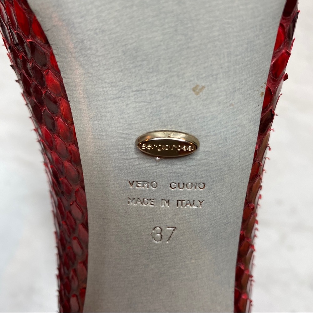 Sergio Rossi Python Heel - Picture 6 of 10